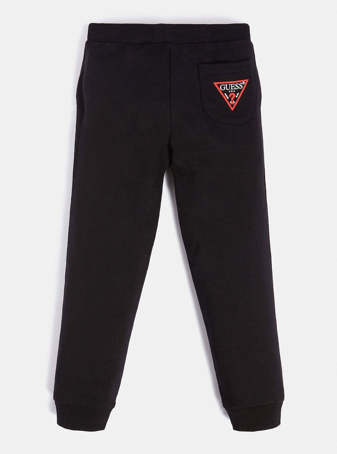 GUESS Little Boys Black Active Pants (2-7) N93Q17KAUG0 Back View