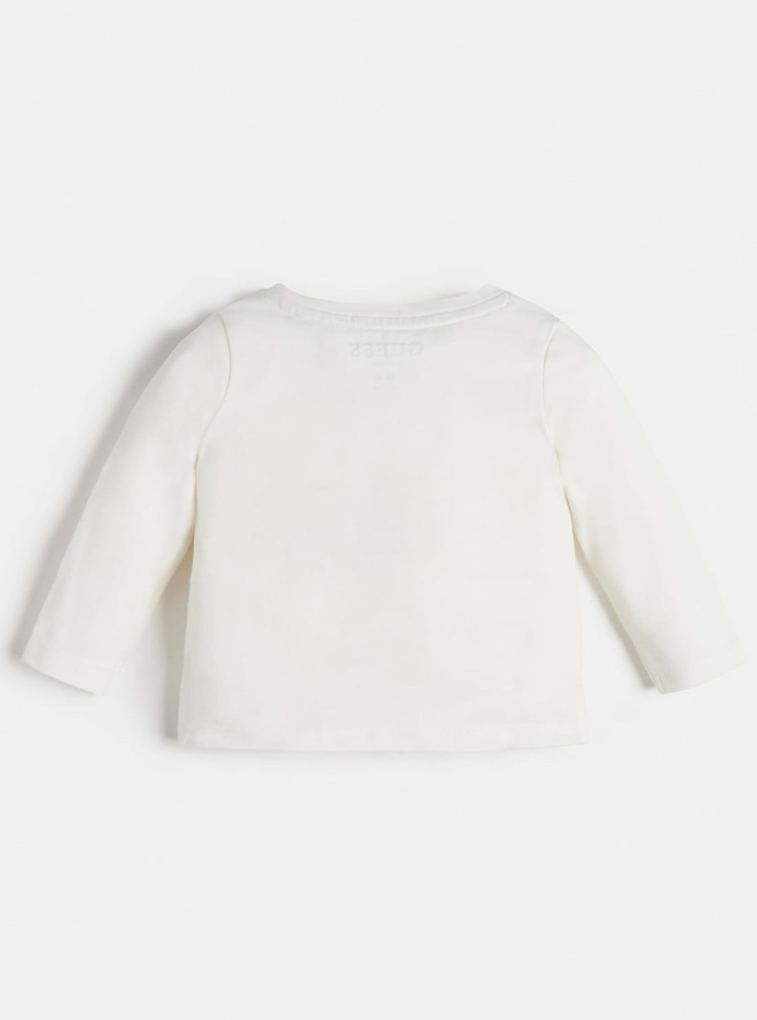 GUESS Baby Girl White Butterfly T-Shirt (3-18m) A1BI02J1311 Back View