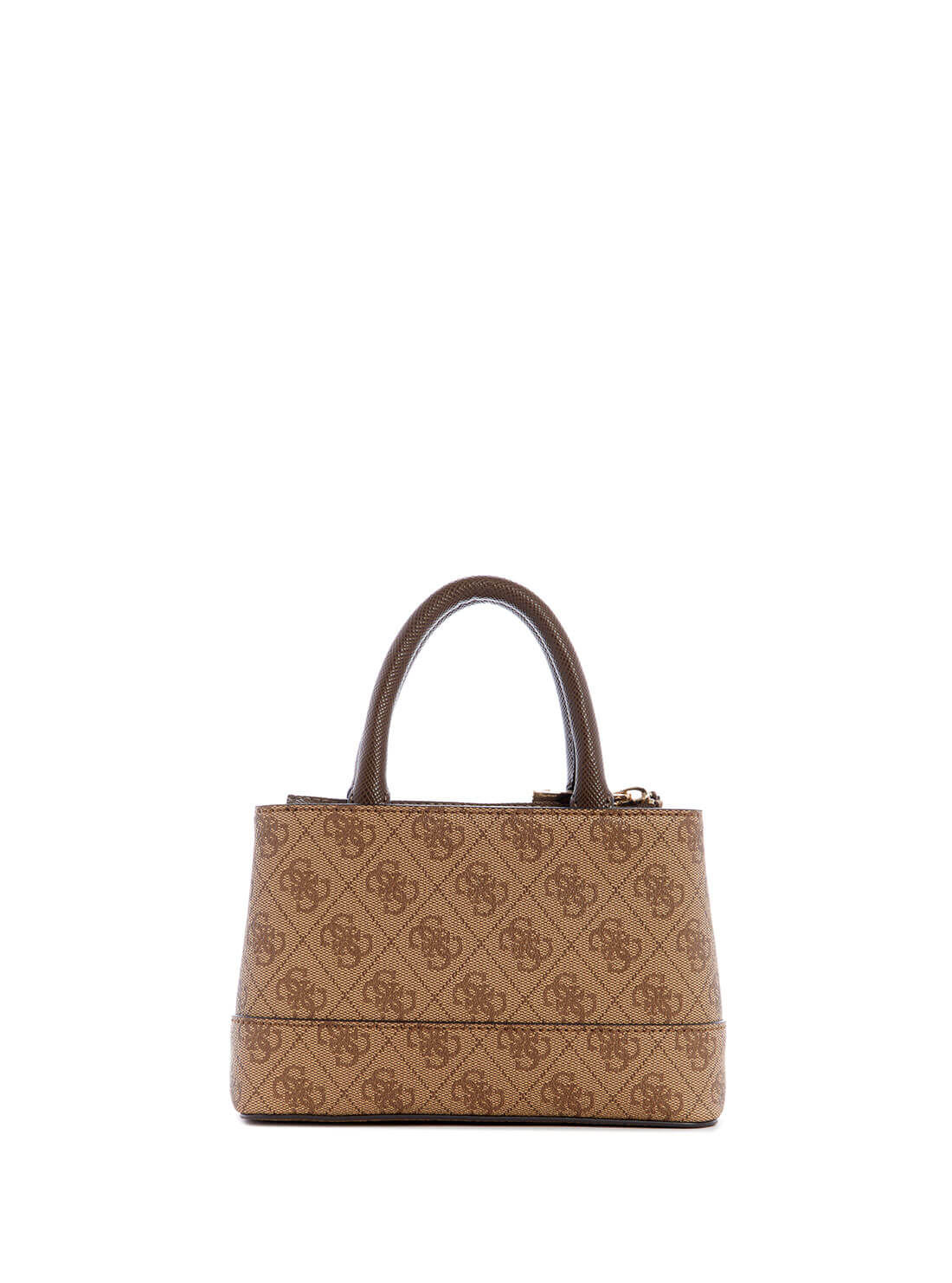 GUESS Women's Brown Quattro G Logo Cordelia Mini Satchell BG837777 Back View