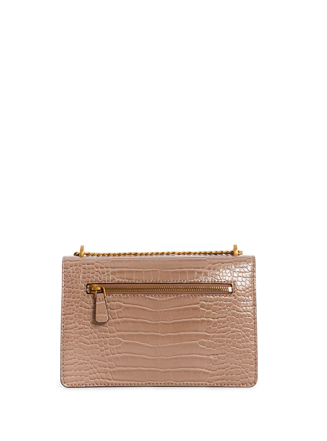 GUESS Womens  Taupe Katey Convertible Crossbody CB787021 Back View