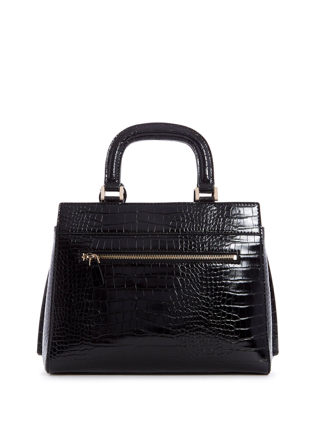 GUESS Womens  Black Katey Luxury Satchel CG787028 Back View