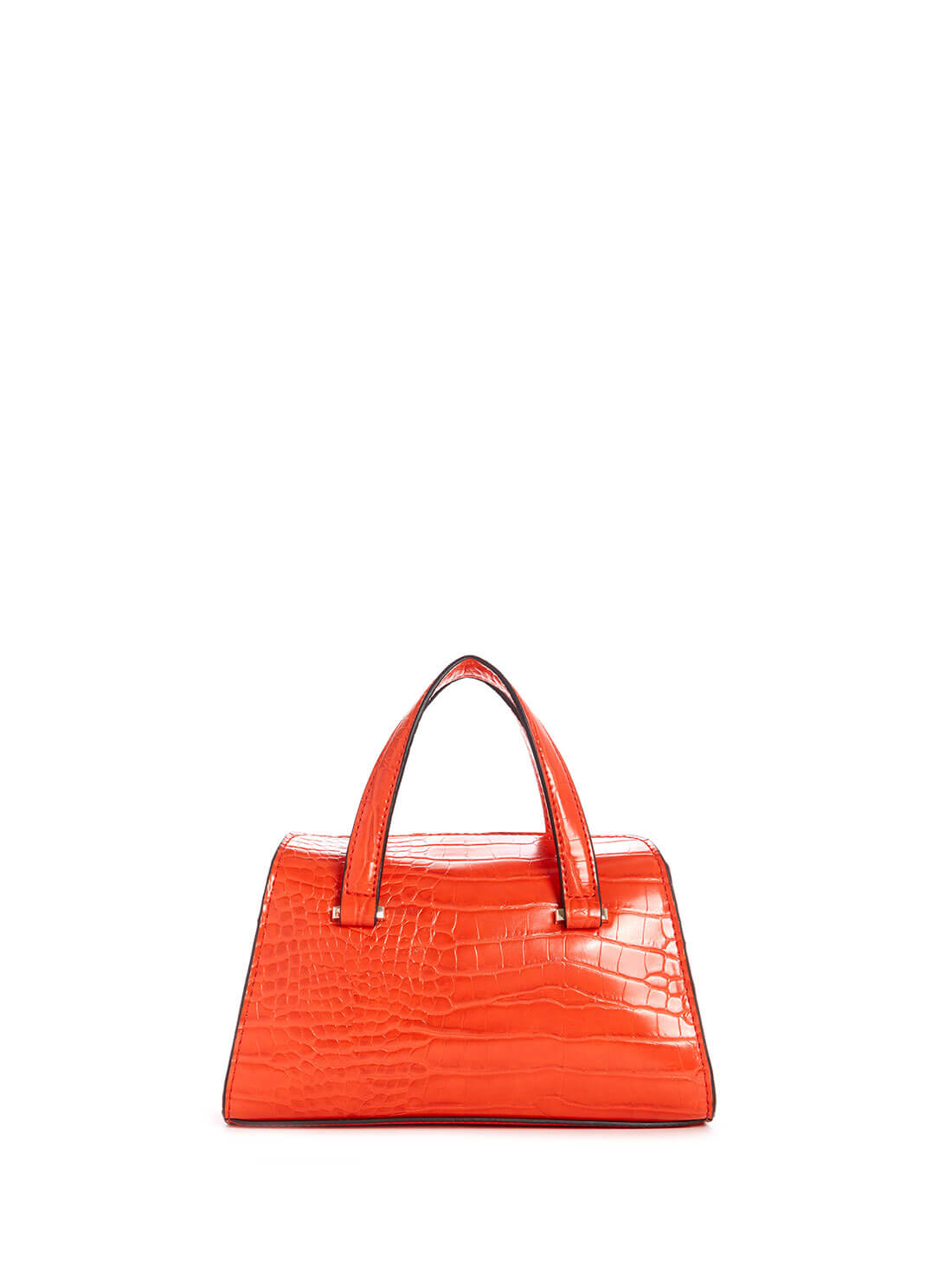 GUESS Womens  Red Stephi Mini Satchel CG787576 Back View