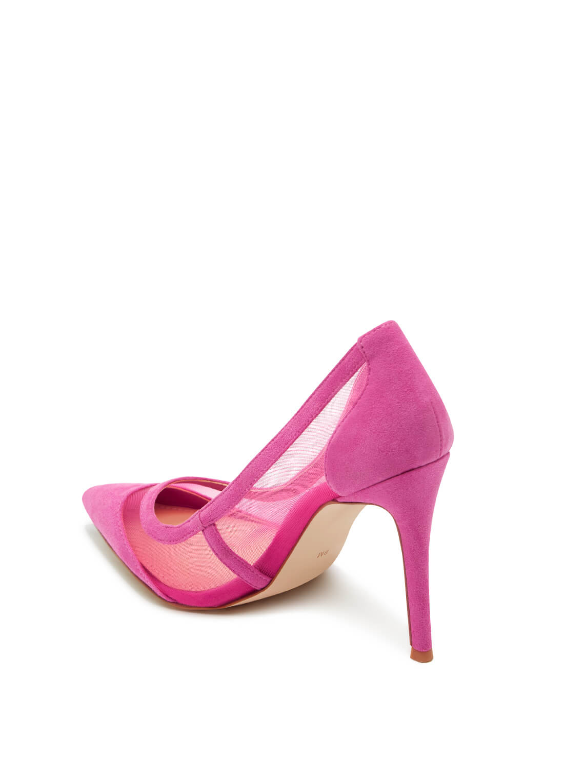 GUESS Women's Pink Ciera Pump Heels CIERA-A Back View