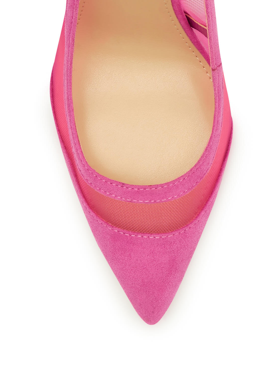 GUESS Women's Pink Ciera Pump Heels CIERA-A Top View