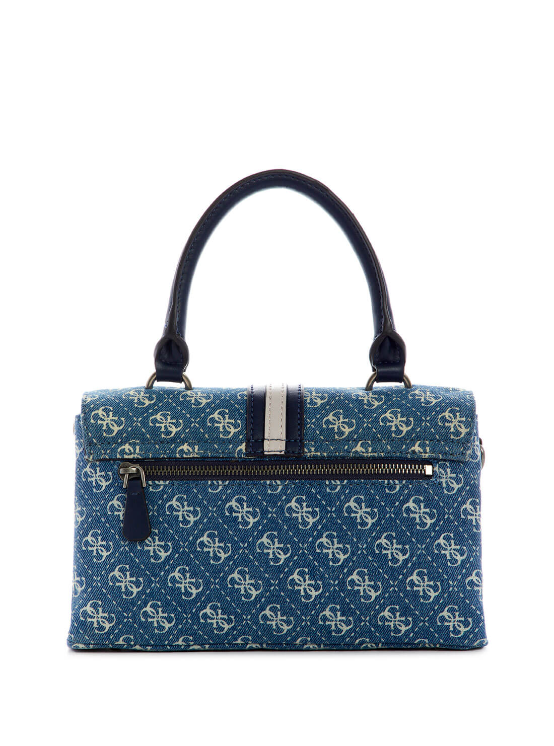 GUESS Women's Blue Denim Kasinta Satchel DN840520 Back View