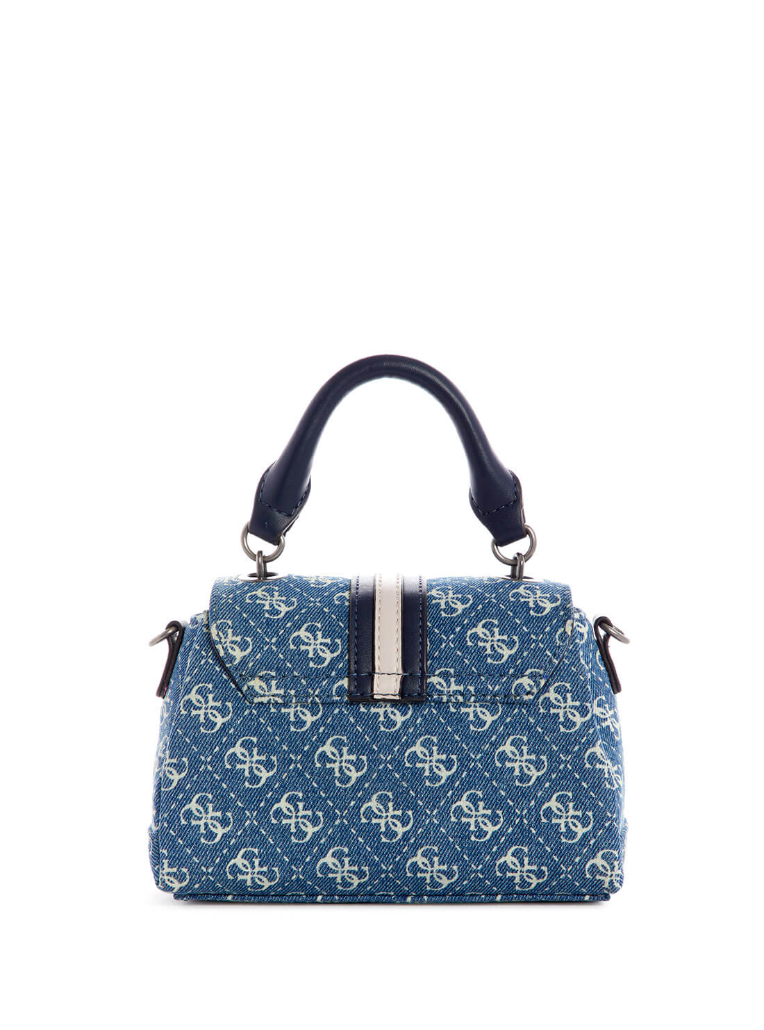 GUESS Women's Blue Denim Kasinta Mini Crossbody DN840577 Back View
