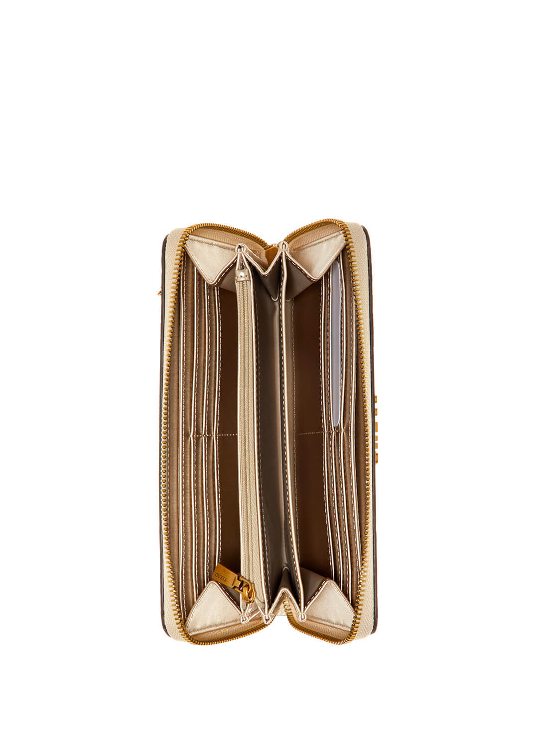 GUESS Women's Brown Multi Kasinta Large Wallet EB840546 Inside View