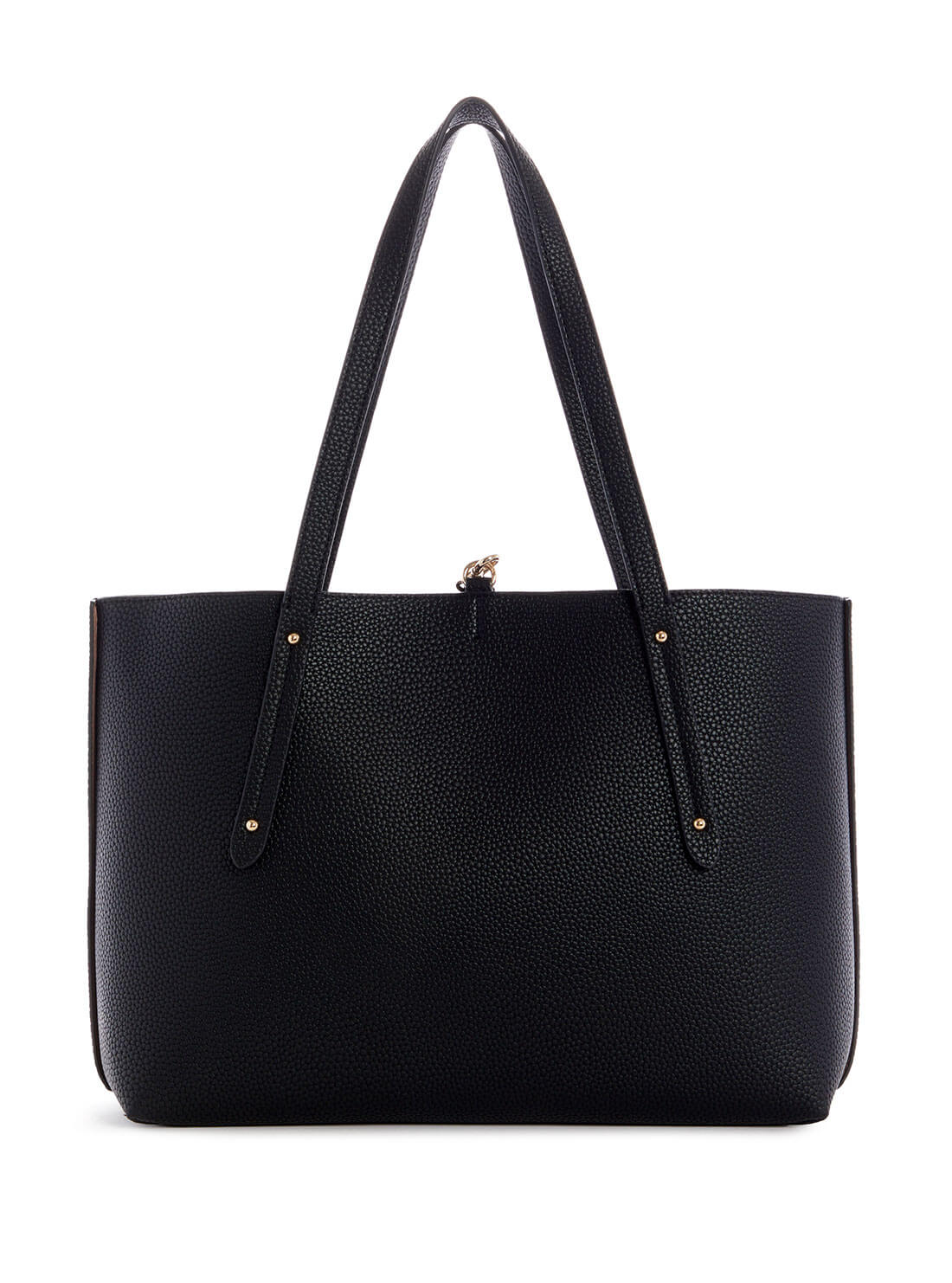 GUESS Women's Eco Black Brenton Tote Bag EVG839023 Back View