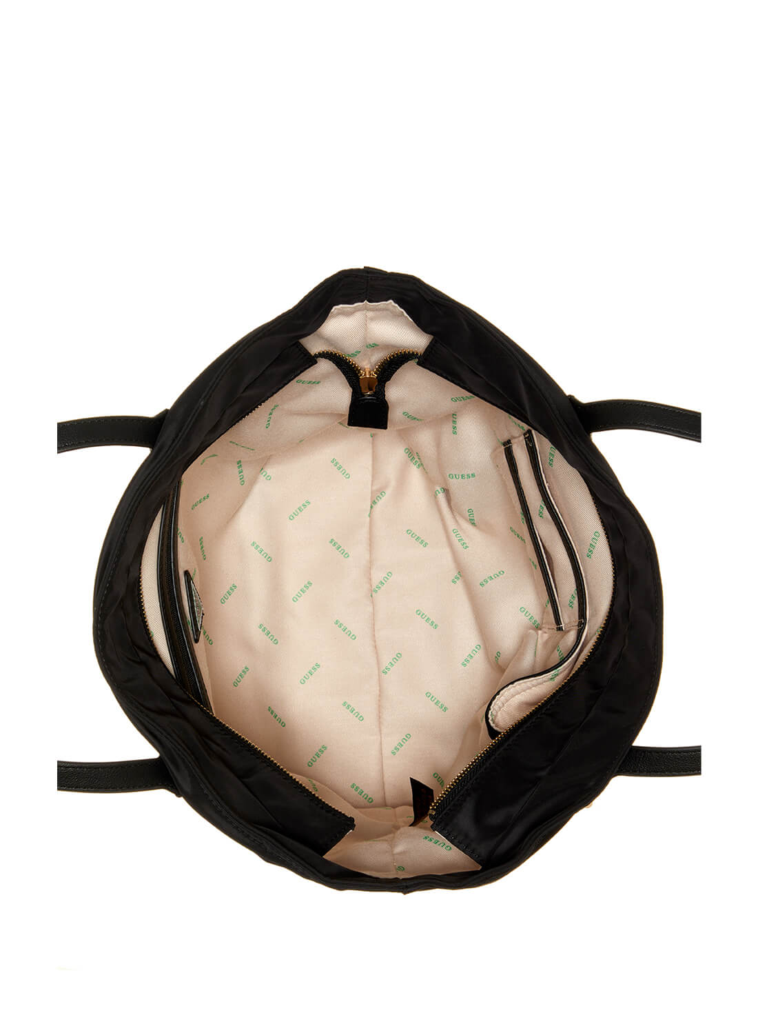 GUESS Womens Black Eco Gemma Tote Bag EYG839523 Inside View