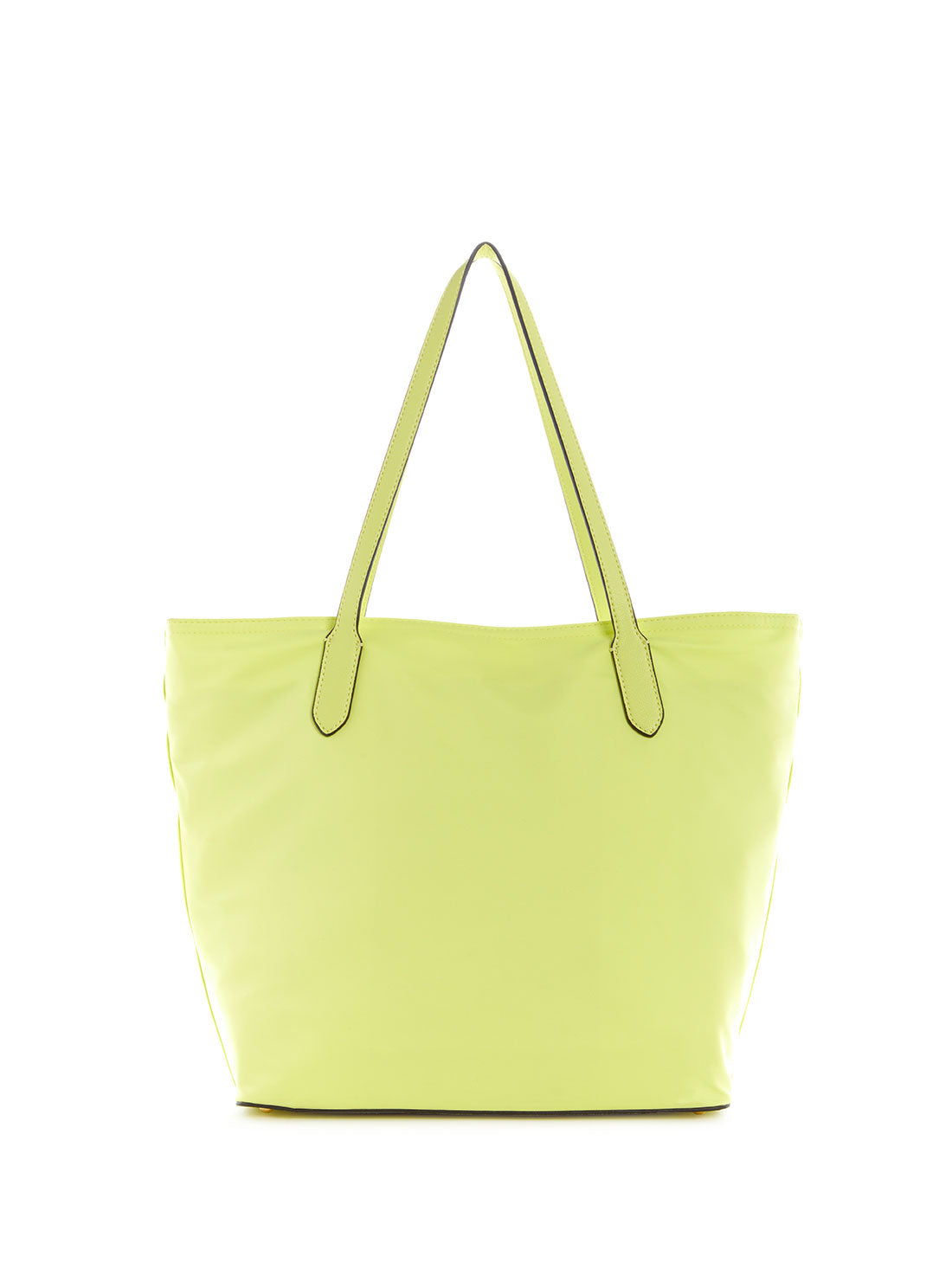 GUESS Women's Eco Lime Green Gemma Tote Bag EYG839523 Back View