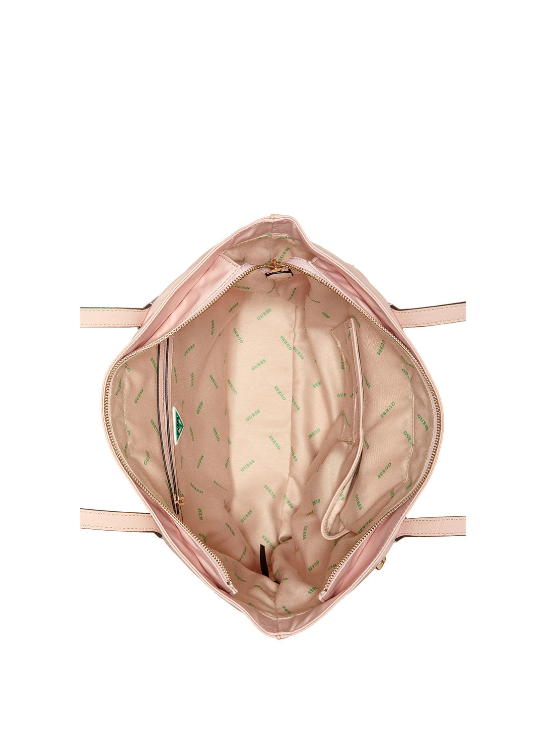 GUESS Women's Eco Pink Gemma Tote Bag EYG839523 Inside View