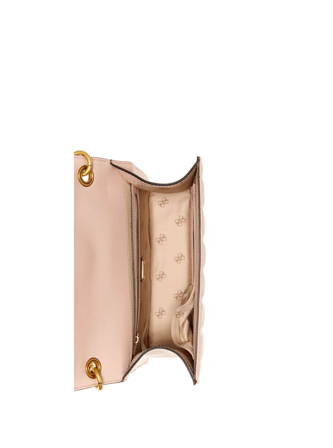 GUESS Womens Beige Abey Zip Organiser Wallet QB840419 Inside View