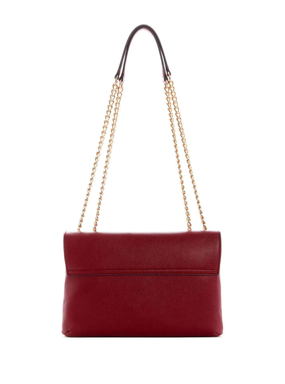 GUESS Womens Red Ynes Convertible Crossbody Bag VG840221 Back View