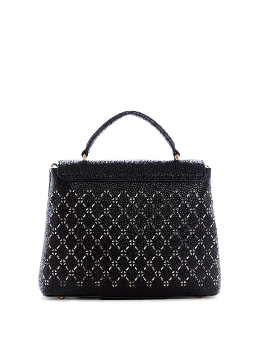 GUESS Black Amara Top Handle Flap Bag XG849318 Back View