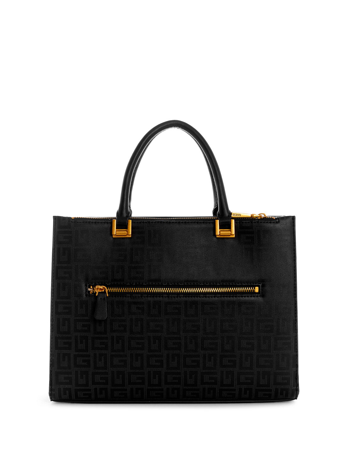 GUESS Womens Black Atene Society Satchel XA841906 Back View