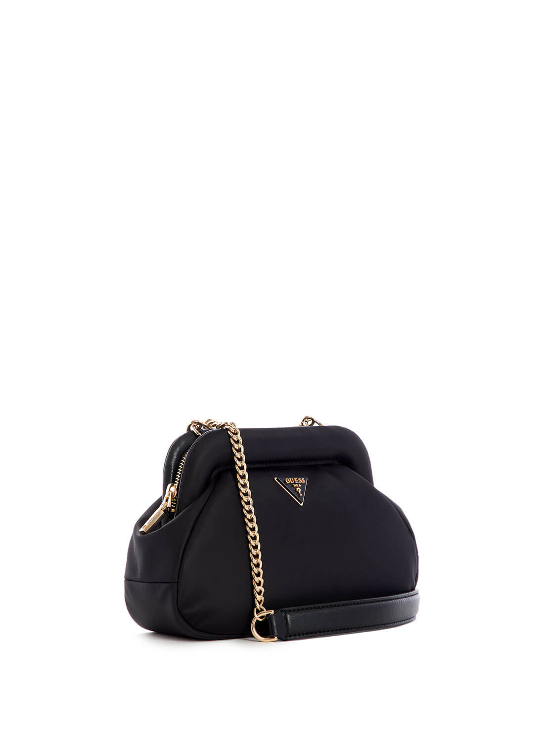 GUESS Womens Black Sharma Mini Frame Crossbody YG840177 Side View