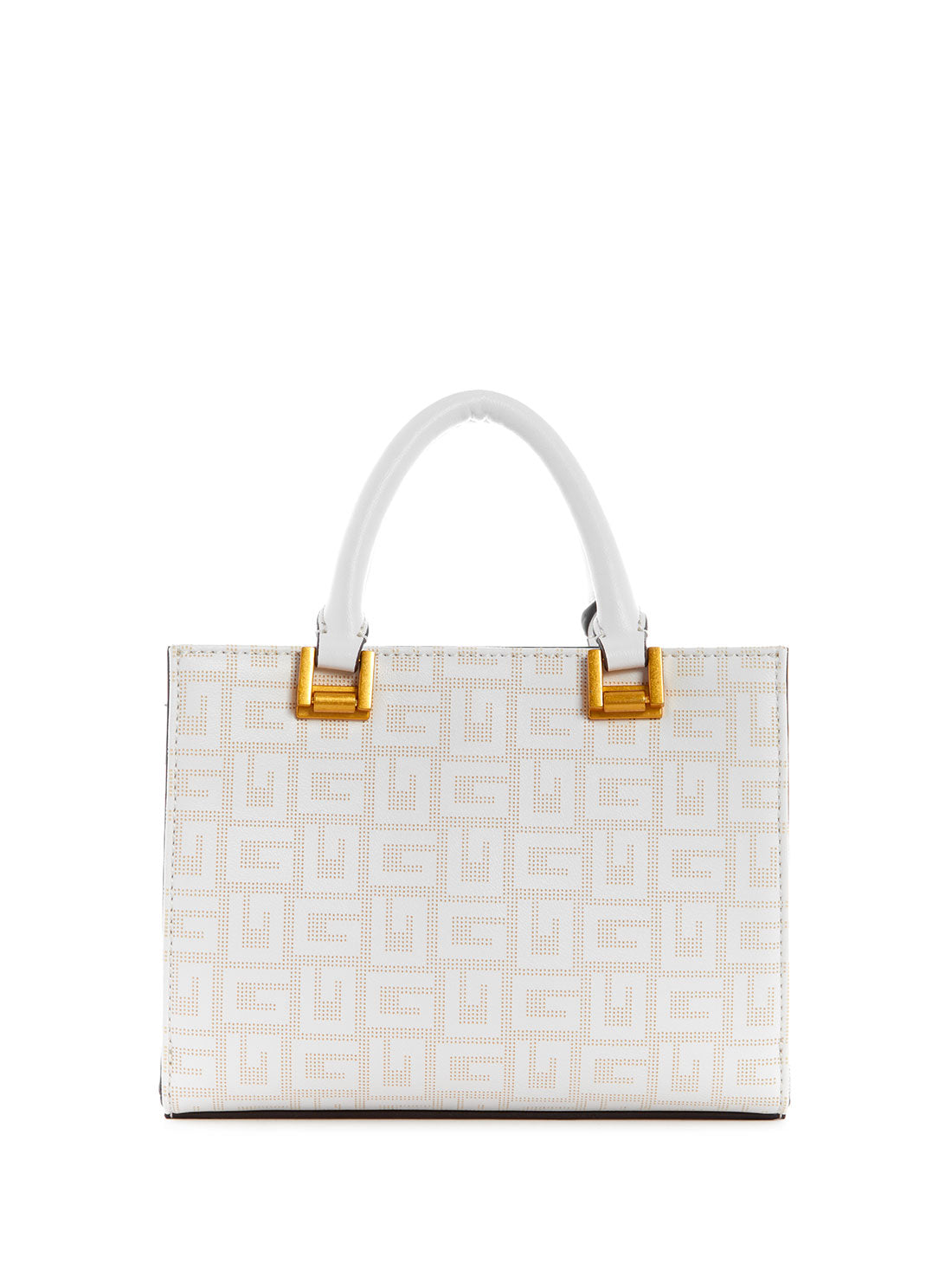 GUESS Women's White Atene Mini Satchel XA841976 Back View