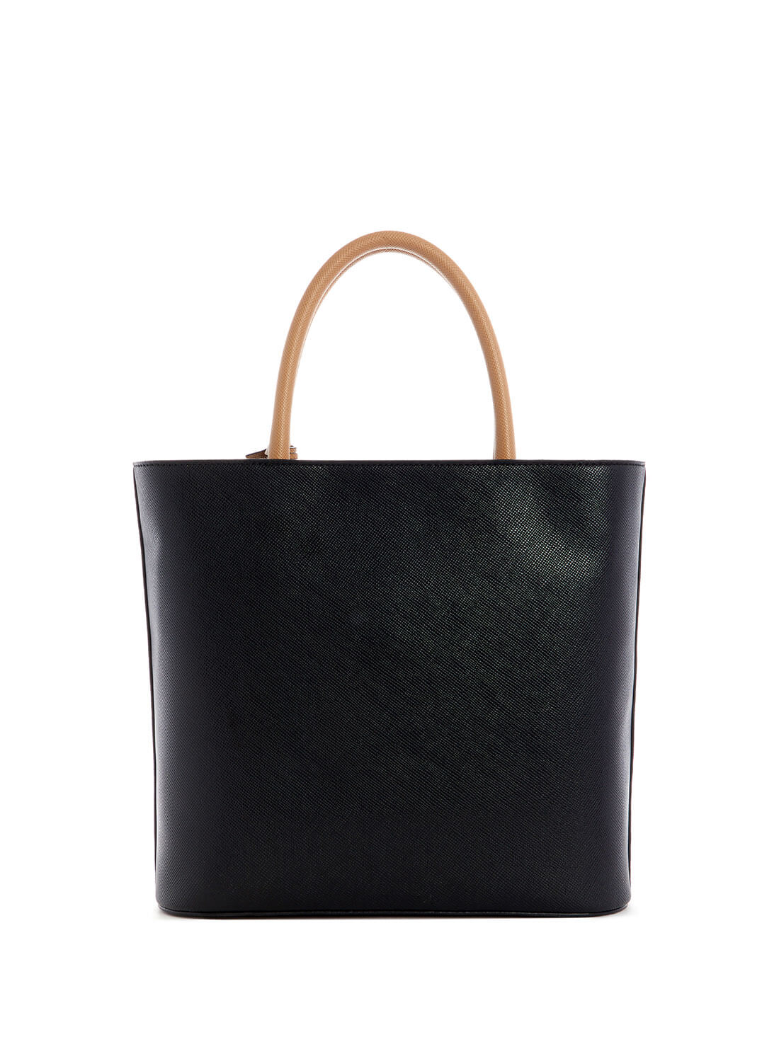 GUESS Womens Black Ynes Shopper Tote Bag VG840222 Back View