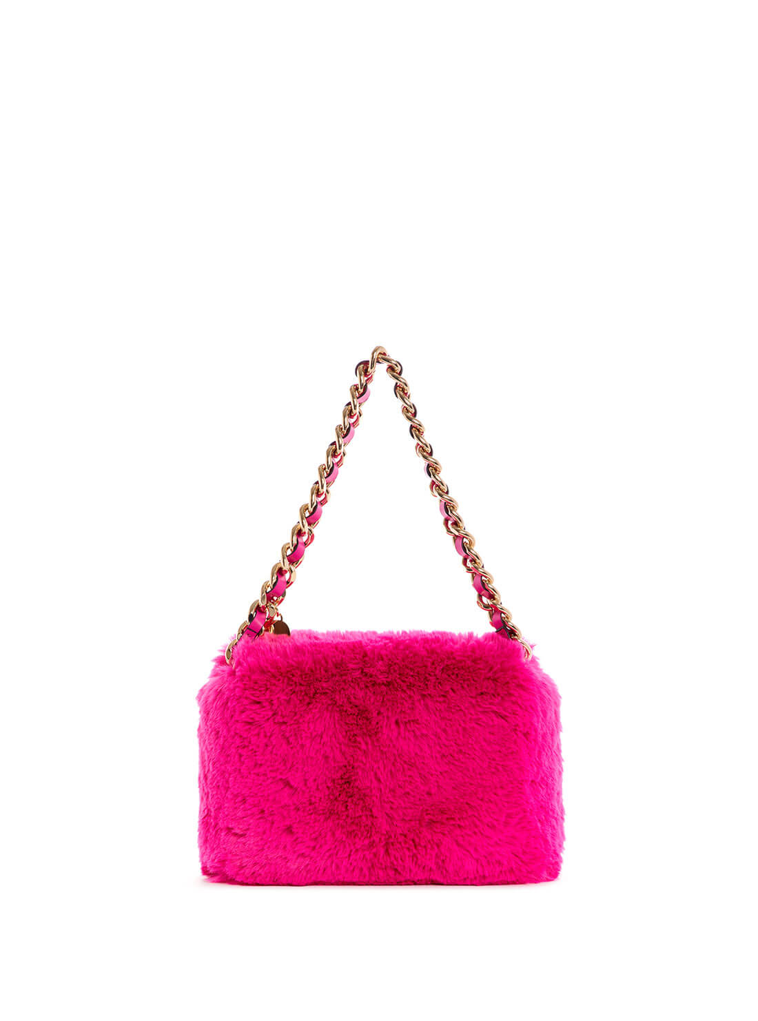 GUESS Womens Pink Giselda Crossbody Flap Bag FG839321 Back View