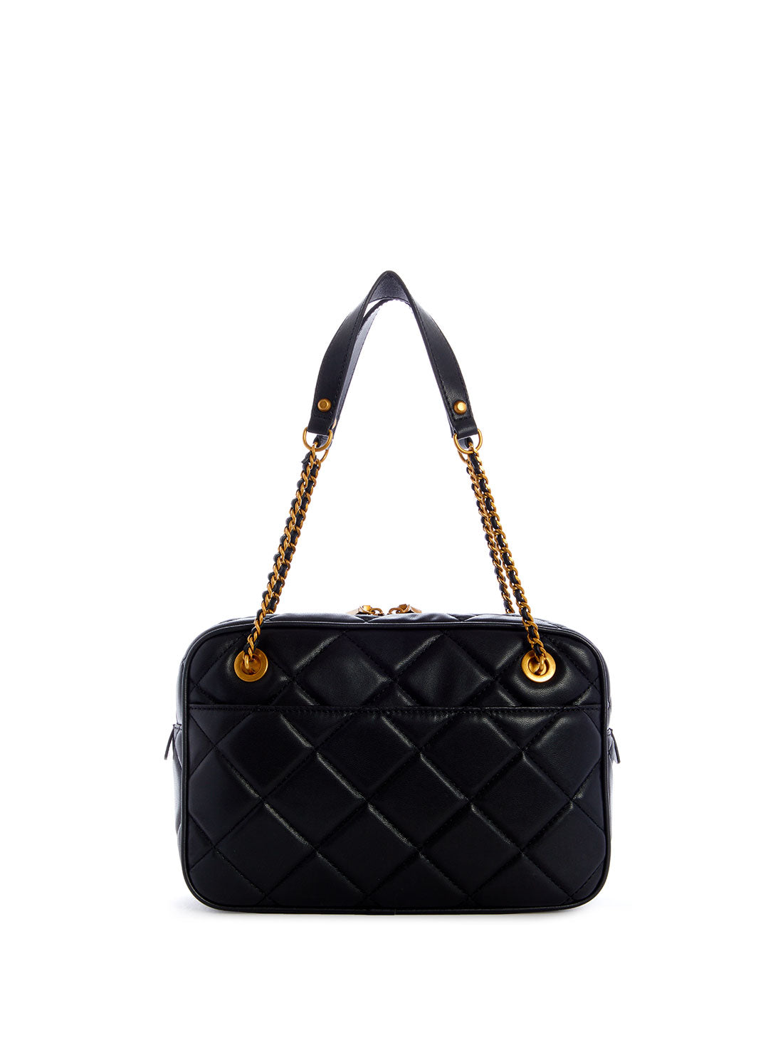 GUESS Womens Black Cessily Shoulder Bag QB767918 Back View