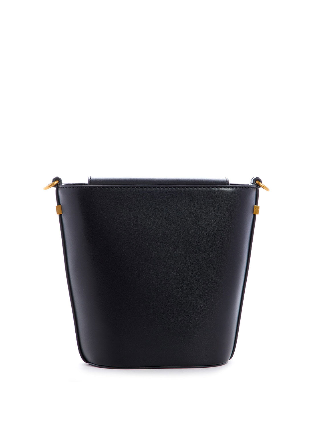 GUESS Womens  Black  Hensely Crossbody Bucket Bag VB811301 Back View