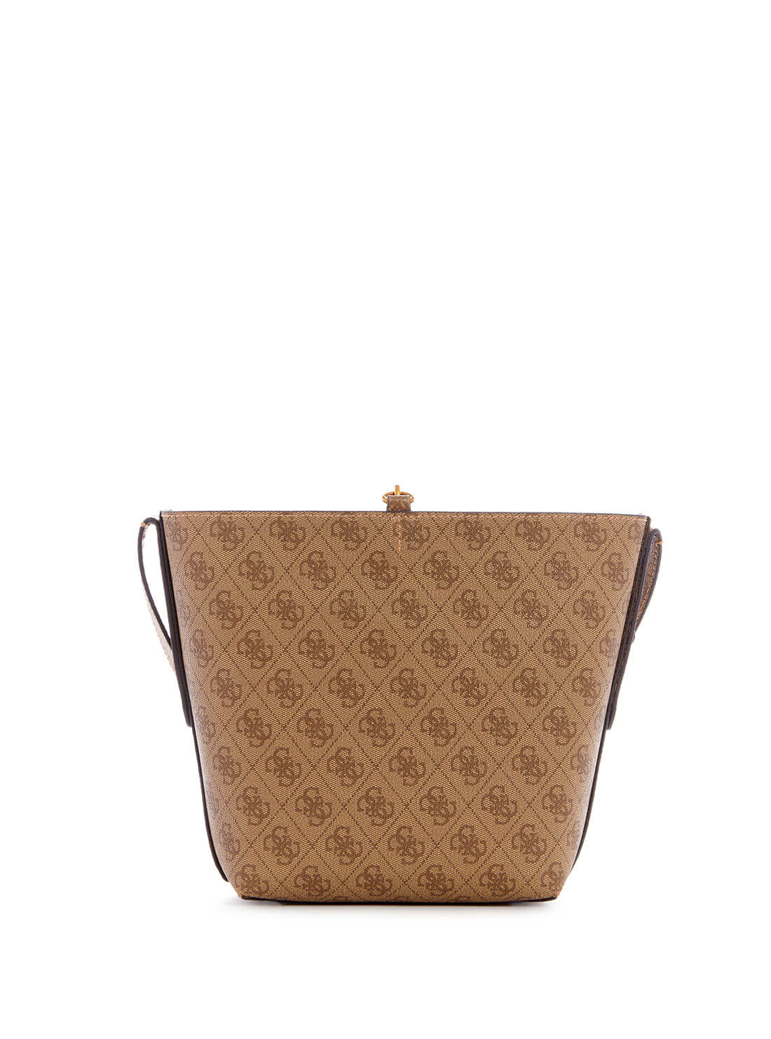 GUESS Women's Eco Brown Brenton Bucket Bag ESB839001 Back View
