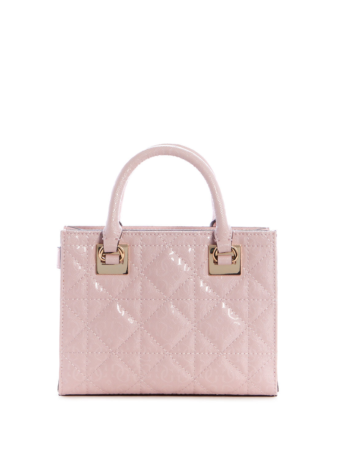 GUESS Womens Pink Malia Mini Satchel Bag GG848876 Back View