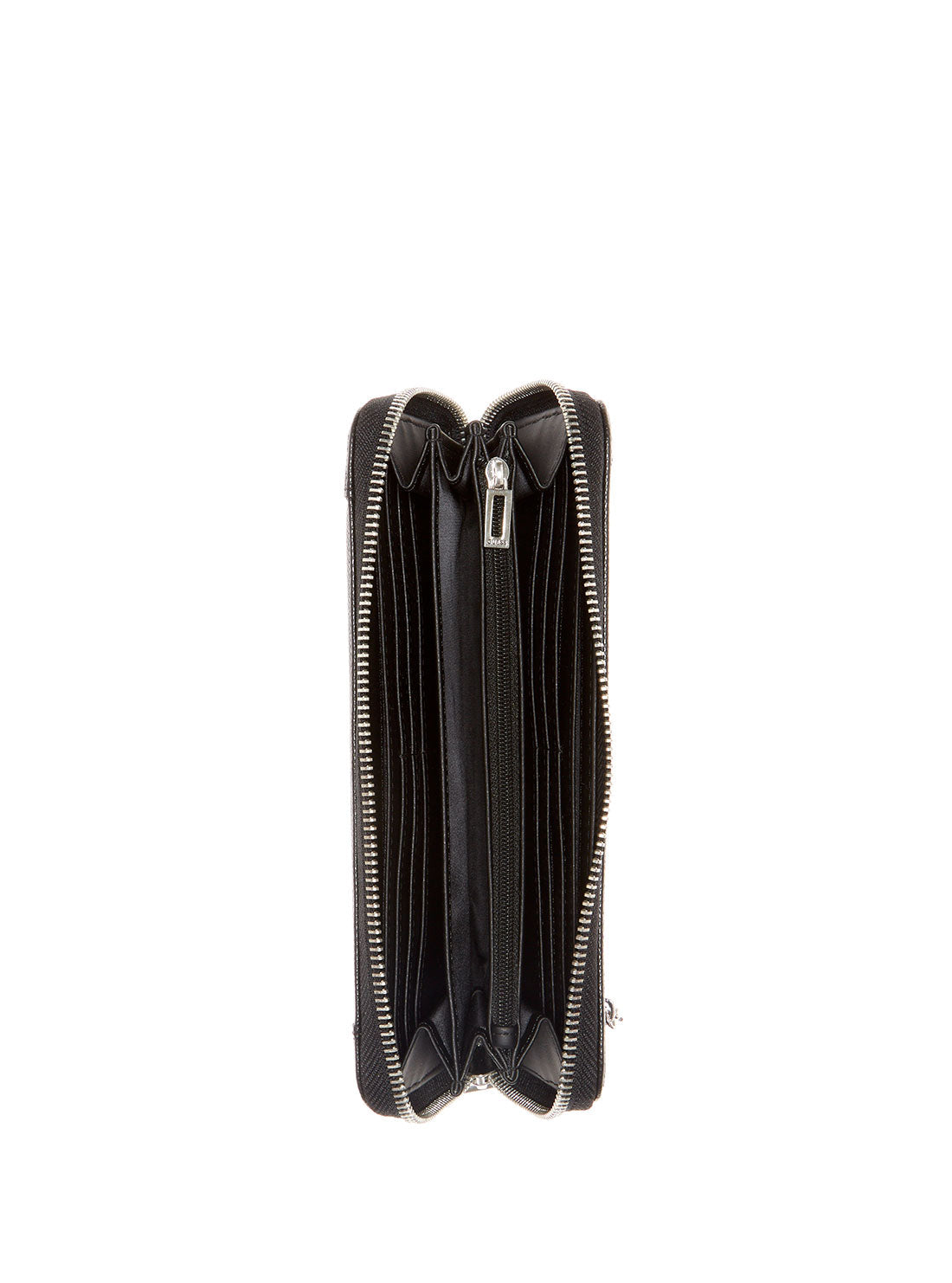 GUESS Women's Black Alby Large Wallet DF745546 Inside View