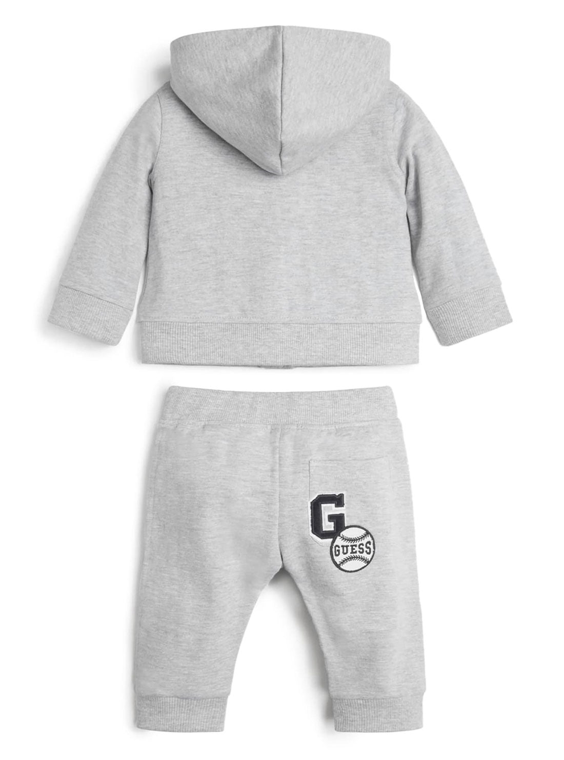 GUESS Baby Boy Light Stone Active Jacket and Pant 2-Piece Set I2RG10KAE70 Back View