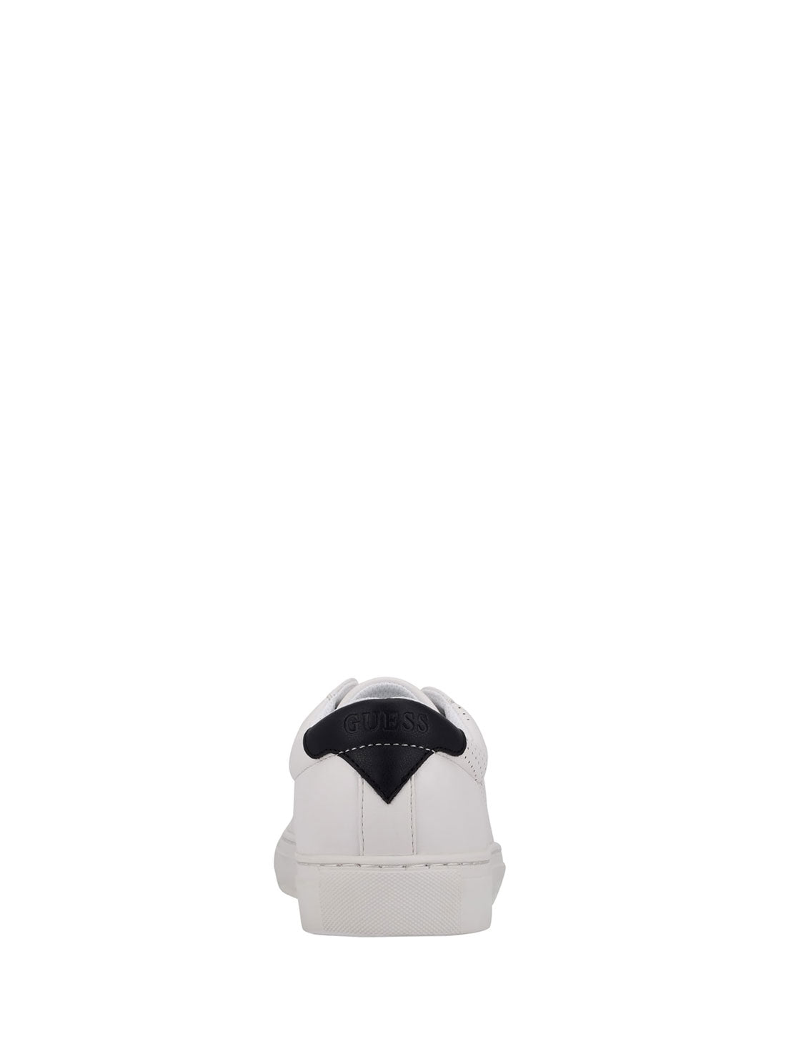 GUESS Men's White Barolo Logo Sneakers BAROLO Back View