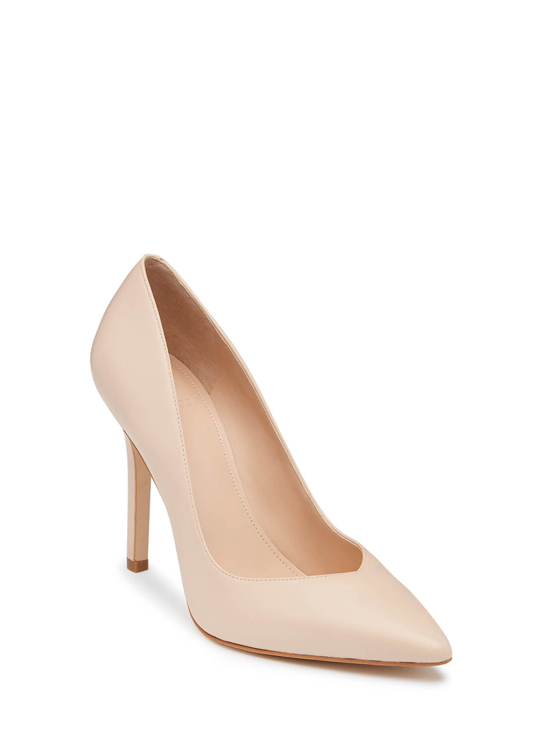 GUESS Women's Nude Becool Pump Heels BECOOL2 Front Side View