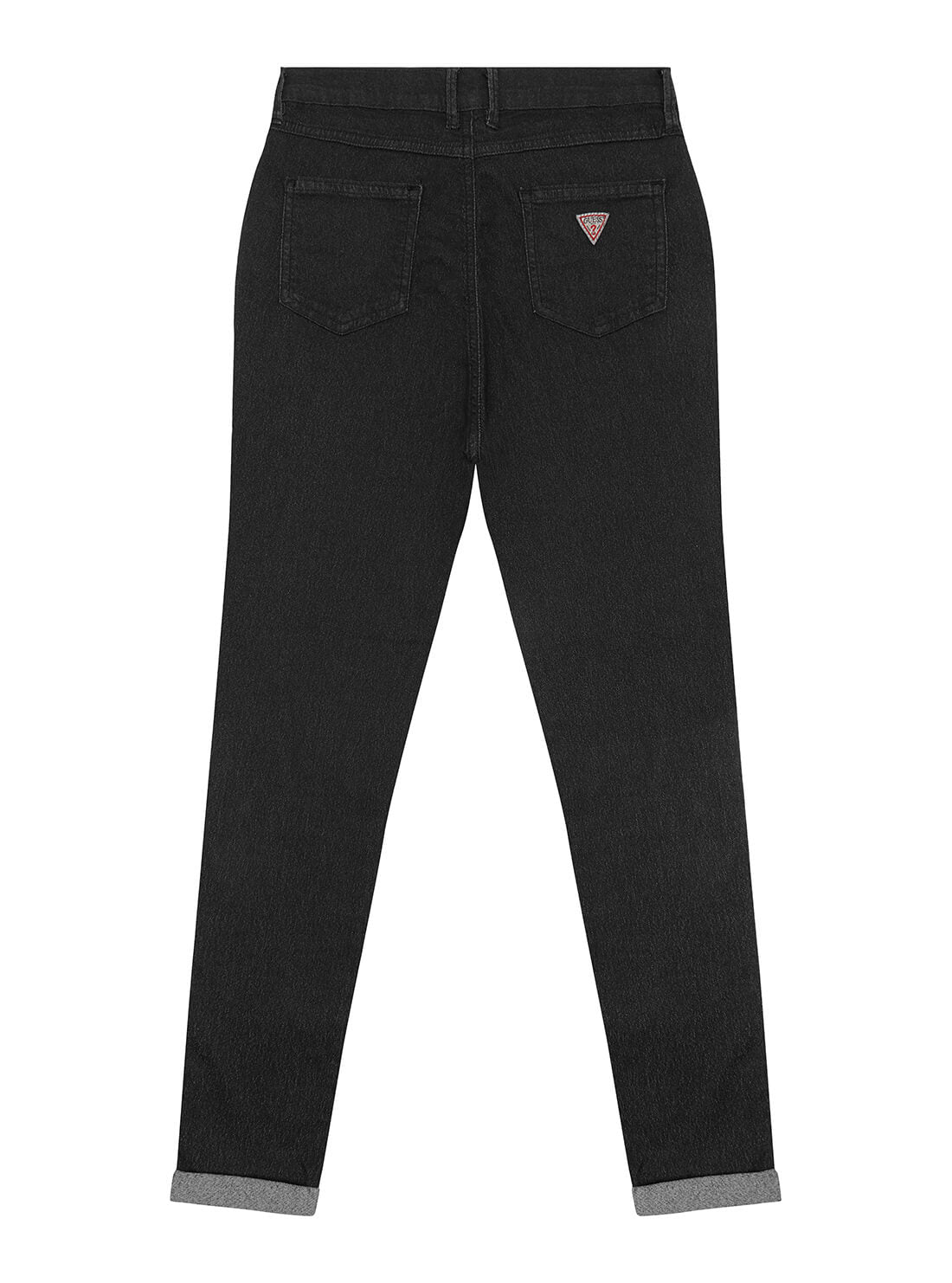 GUESS Big Girls Black Stretch Bull Denim Pants (7-16) J2RB11WE5X0 Back View