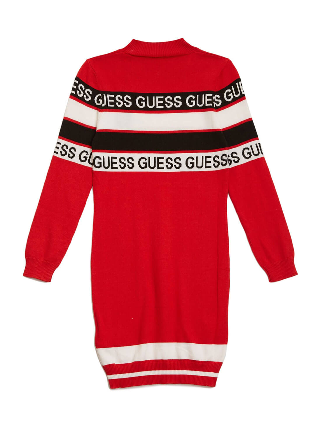 GUESS Big Girls Red Knit Dress (7-16) J2RK15Z2GL0 Back View