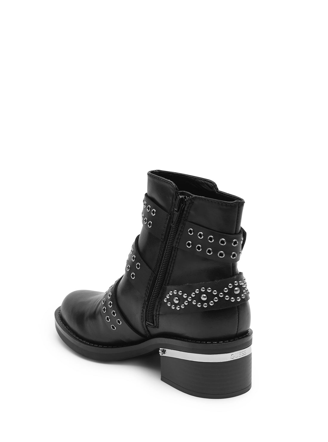 GUESS Womens Black Fifii High Top Womens Boots FIFII Back View