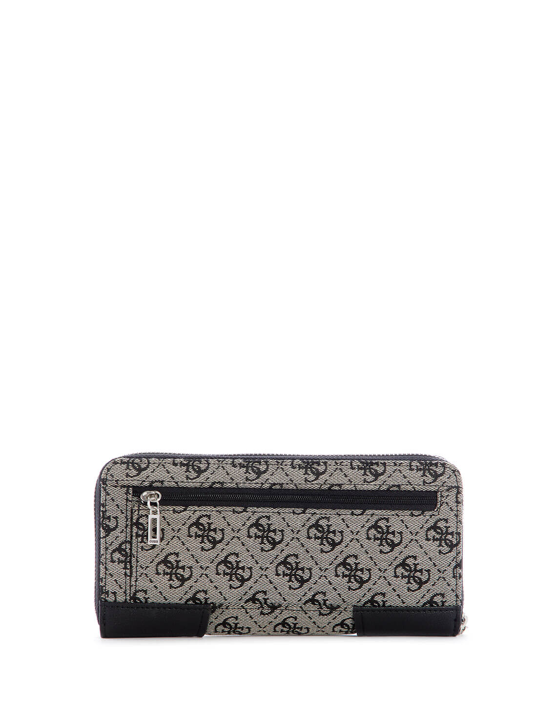 GUESS Womens Black  Logo Frankie Large Wallet SY812846 Back View