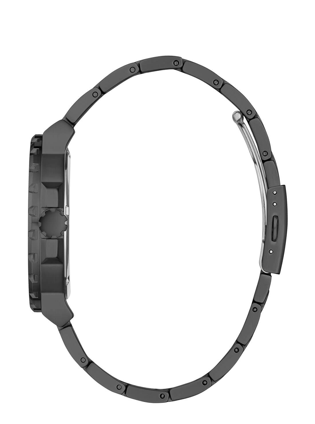 GUESS Mens Black Track Watch GW0426G3 Side View