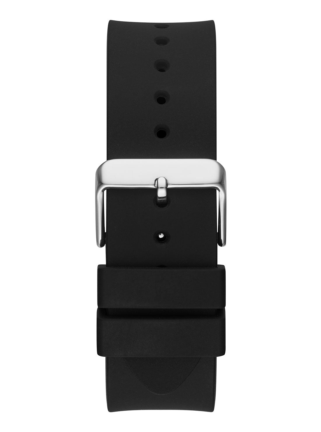 GUESS Mens Black and Silver Zeus Crystal Watch GW0208G1 Back View