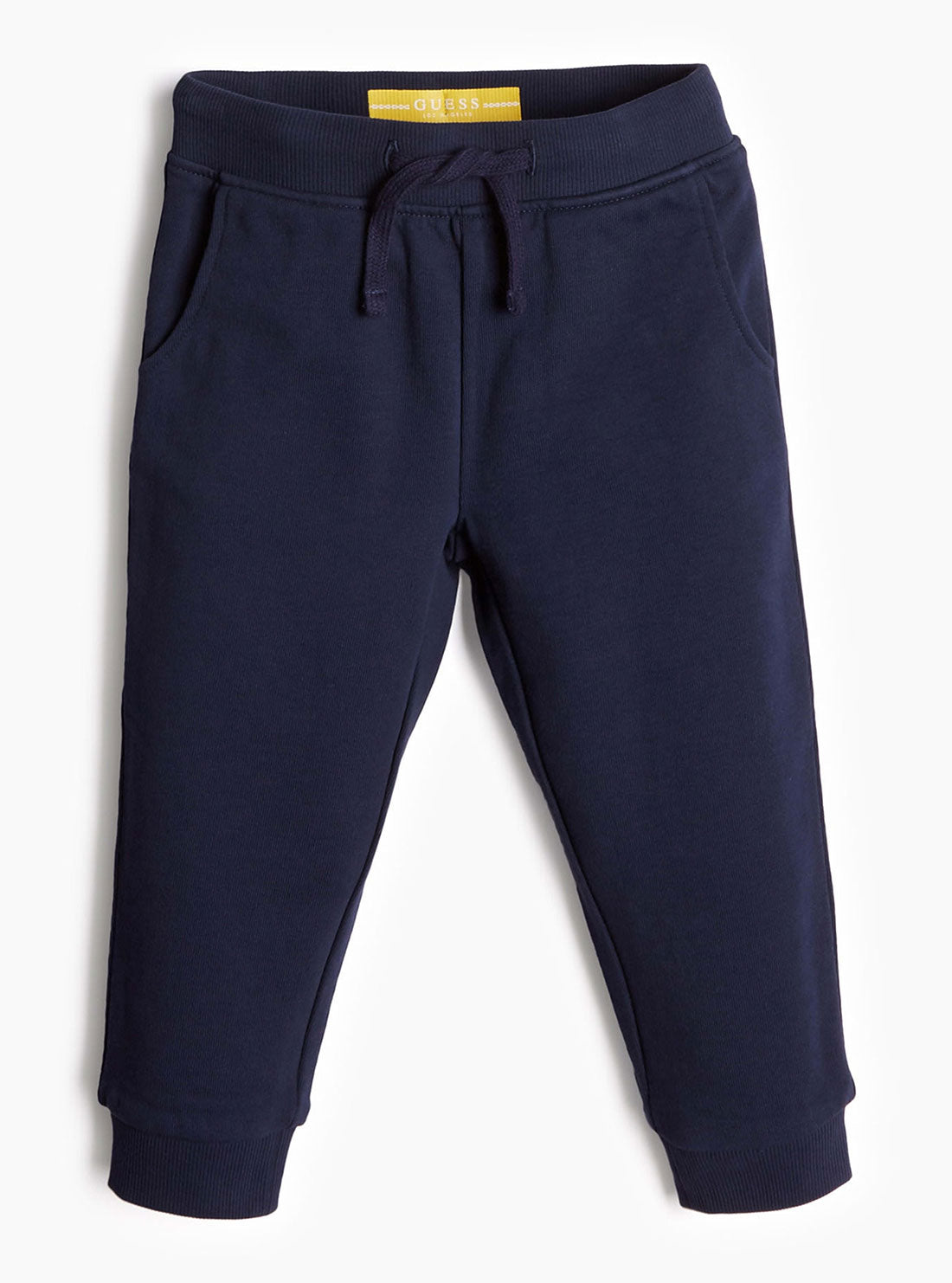 GUESS Little Boys Navy Blue Active Pants (2-7) N93Q17KAUG0 Front View
