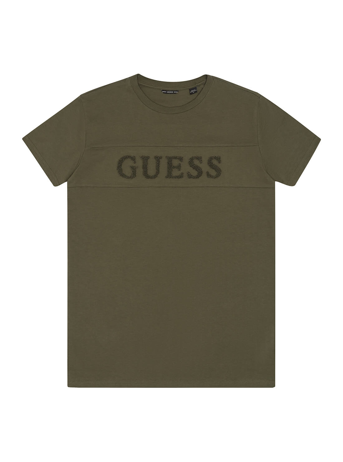GUESS Big Boy Green GUESS Logo T-Shirt (7-16) L1BI09K8FQ1 Front View