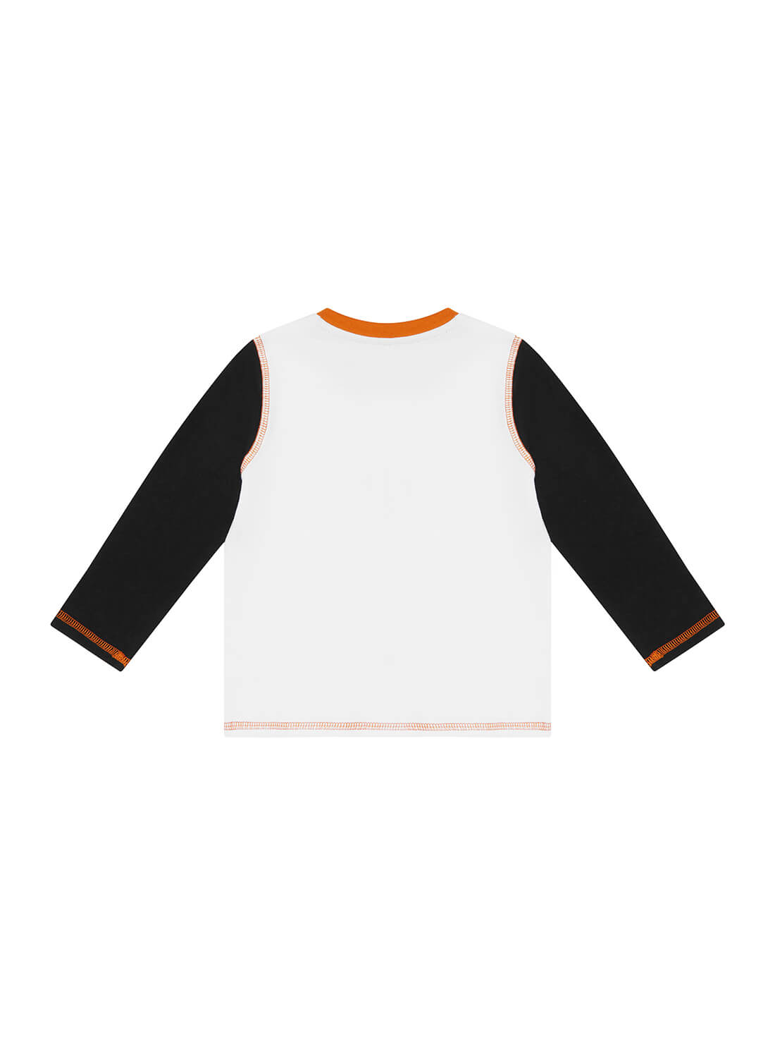 GUESS Baby Boy Orange Multi Logo T-Shirt (3-18m) I1BI00I3Z11 Back View