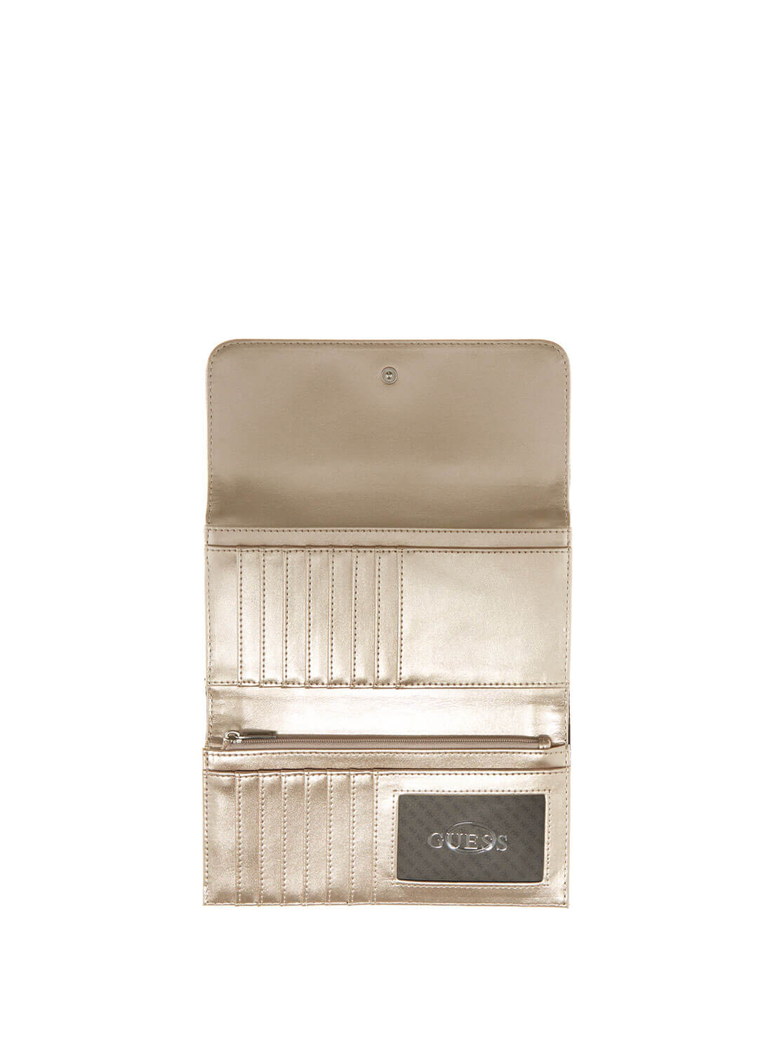GUESS Womens  Brown Noelle Multi Clutch ZG787966 Inside View