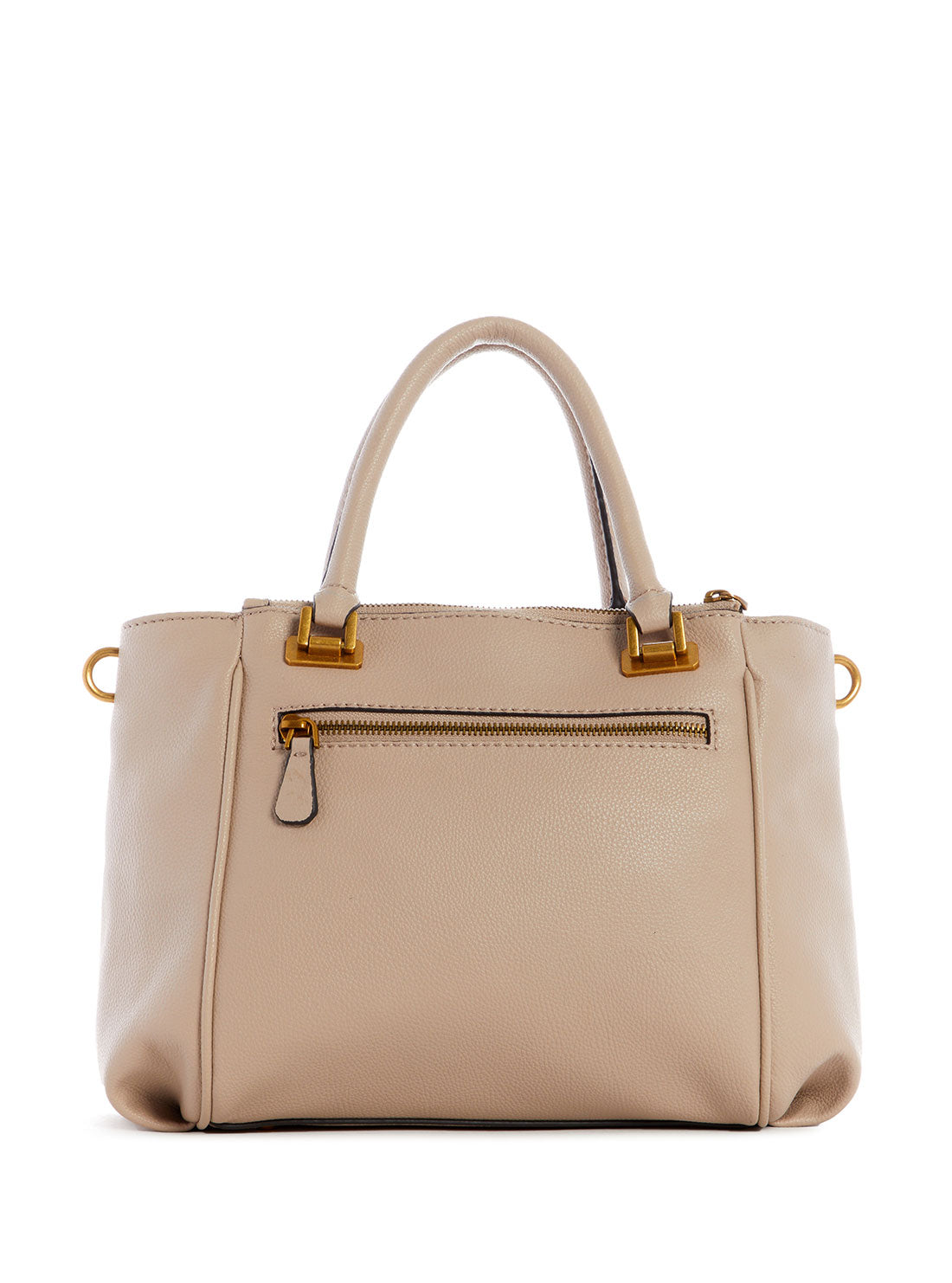GUESS Womens  Beige Destiny Status Satchel VB787806 Back View