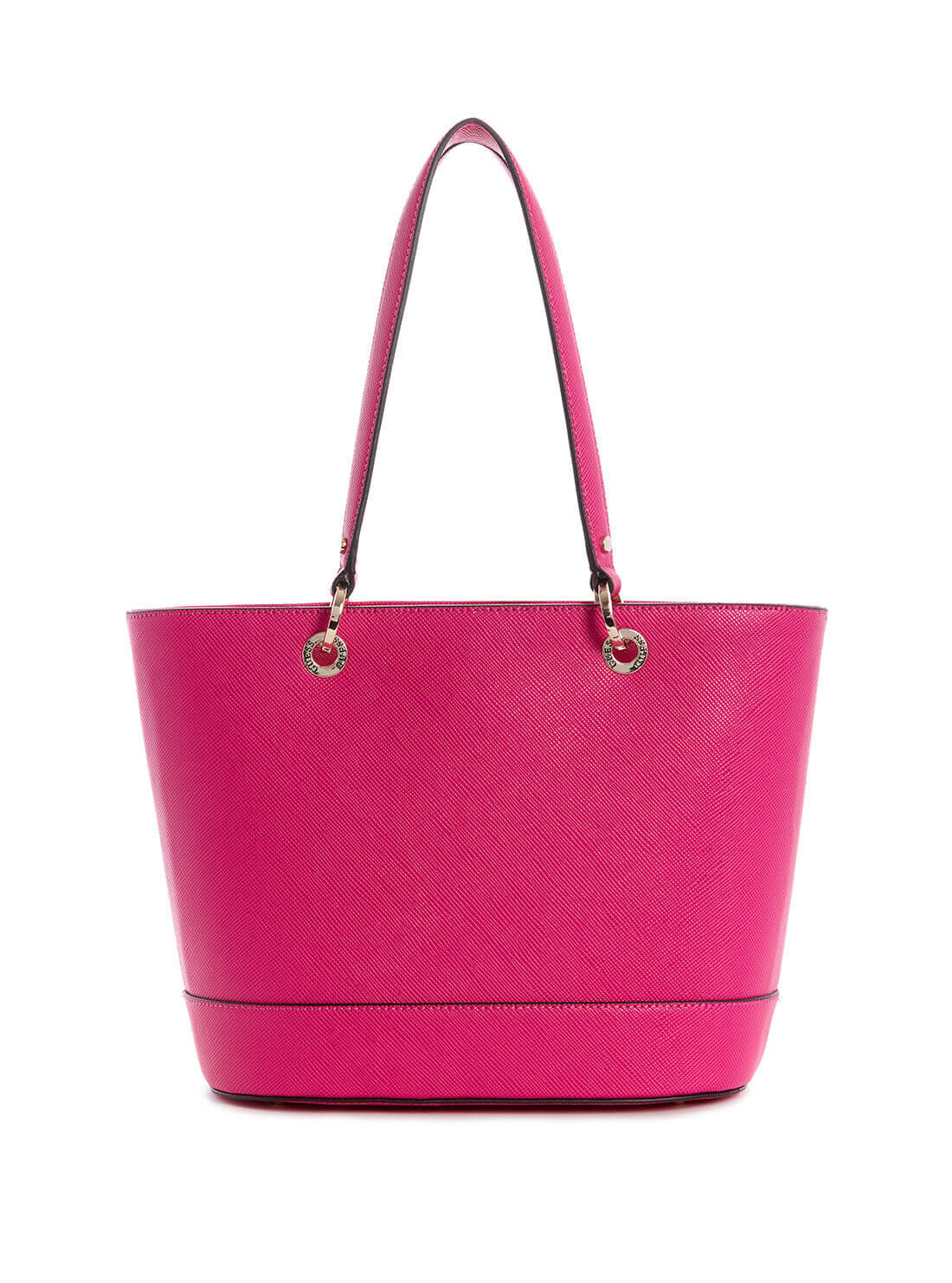 GUESS Womens  Hot Pink Noelle Small Elite Tote Bag ZG787922 Back View