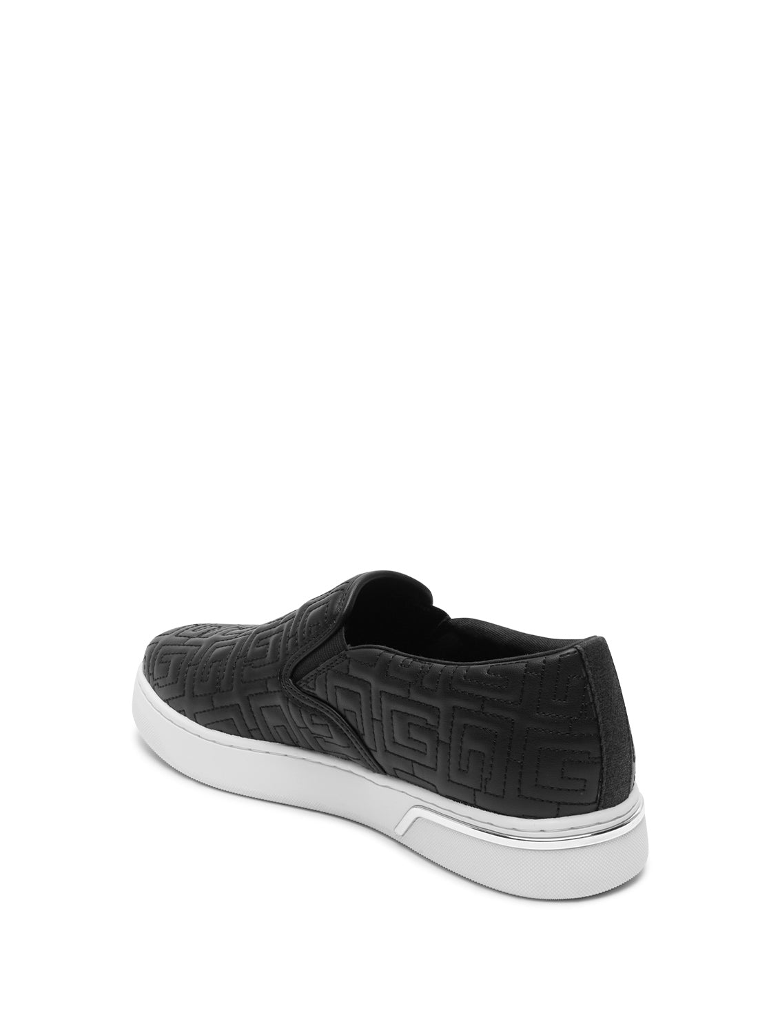 GUESS Womens Black G-Logo Slip-on Relize Sneakers RELIZE-A Back View