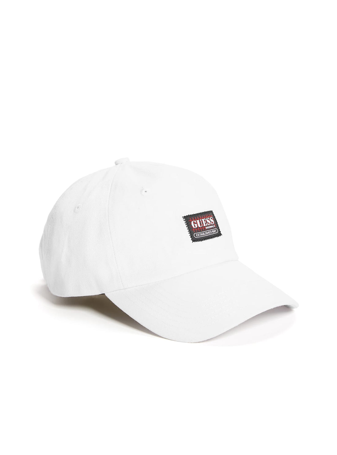 GUESS Unisex GUESS Originals White Dad Cap M1GZ36W7KD0 Side View