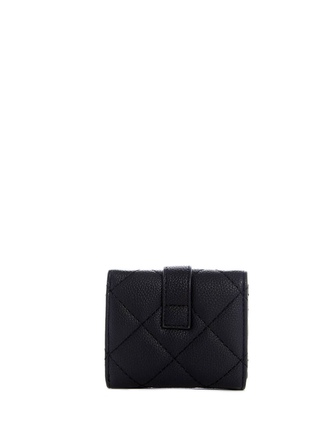 GUESS Womens Black Gillian Petite Trifold Wallet QG839438 Back View