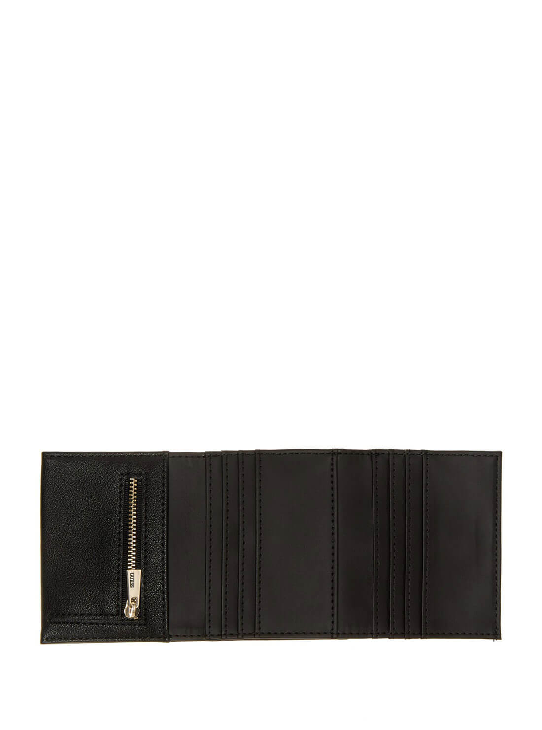 GUESS Womens Black Gillian Petite Trifold Wallet QG839438 Inside View