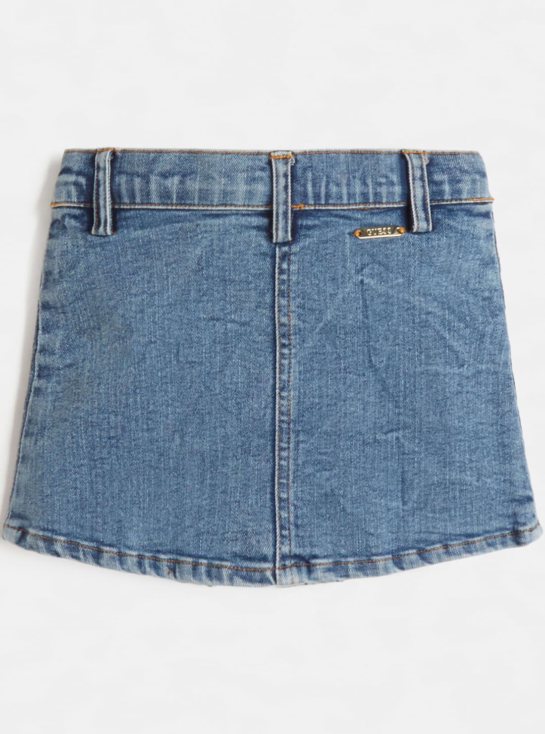 GUESS Girls Denim Mini Skirt (2-7) Back View