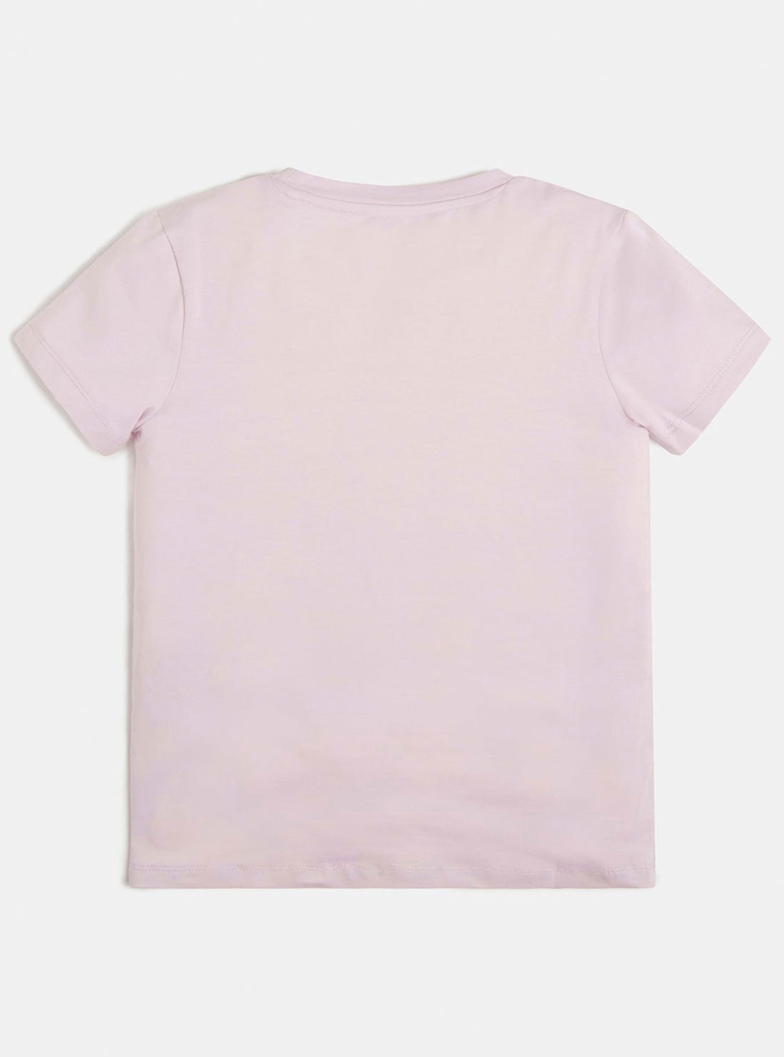 GUESS Big Girls Lilac Metallic Logo T-Shirt (7-16) J2RI20K6YW1 Back View