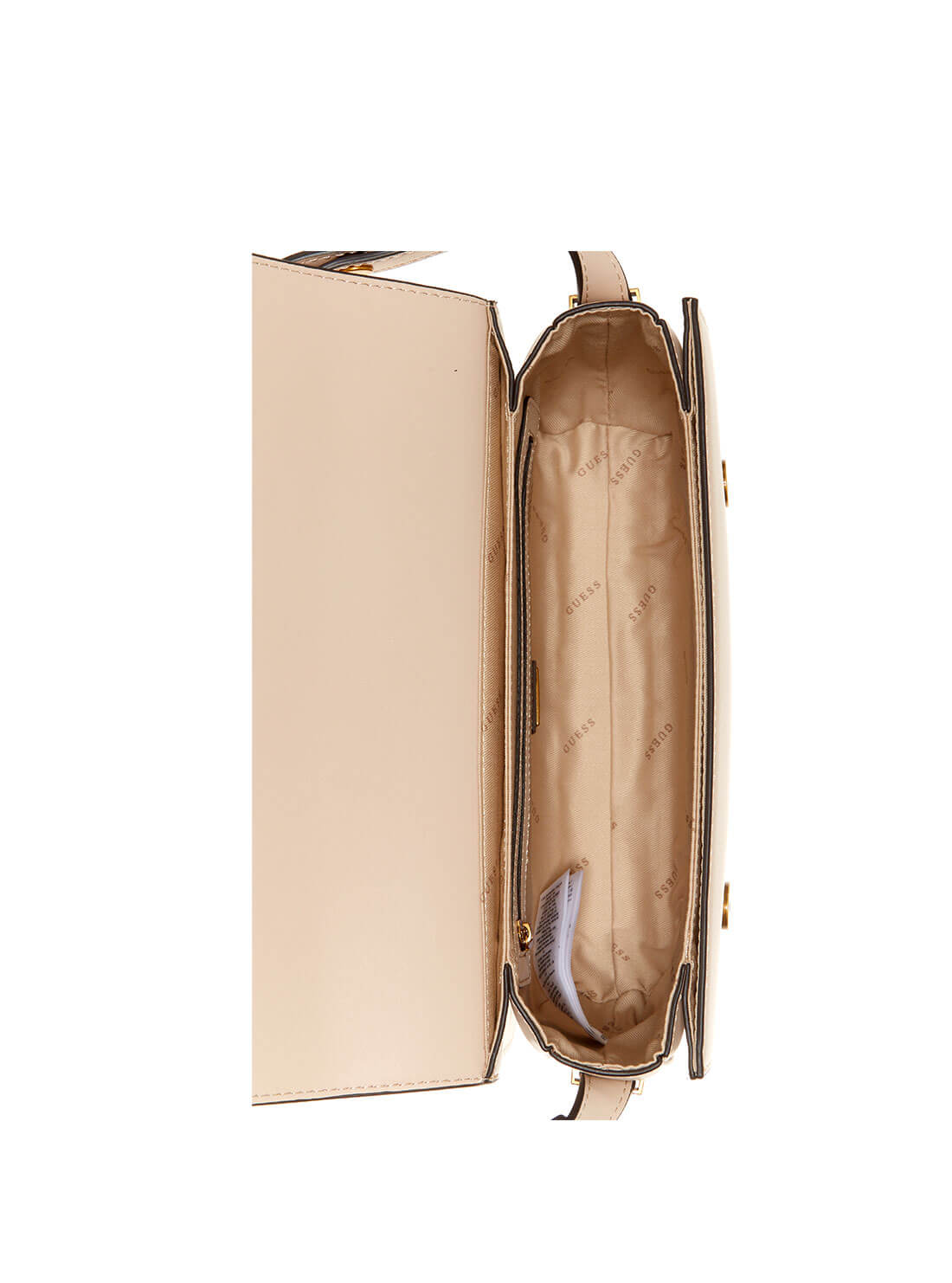 GUESS Womens  Beige Hensely Convertible Shoulder Bag VB811321 Inside View